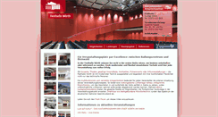 Desktop Screenshot of festhalle-woerth.de